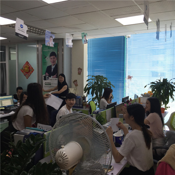 柯尼卡美能達復印機快印記錄科頤辦公不一樣的歡迎新同事瞬間