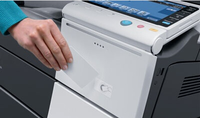 柯尼卡美能達(dá)C266支持選配的刷卡認(rèn)證安全方案-科頤辦公